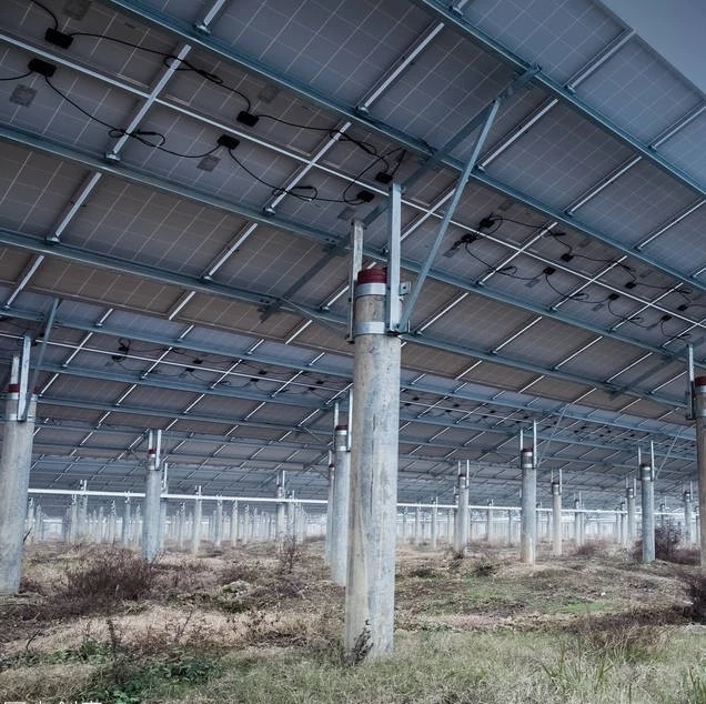 Verzinkte Solarpaneelhalterung für Solar Ground einzelner Betonpfahl Montagesystem