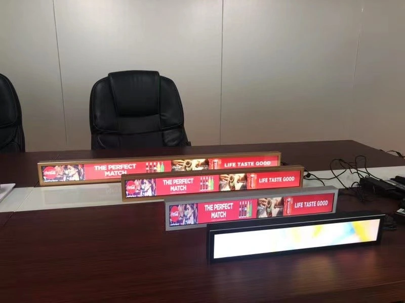 900mm Digital Signage Stretched Bar LCD Display Shelf Talker