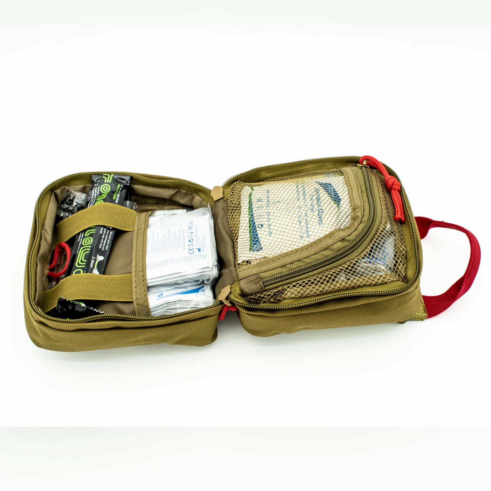 Kit de supervivencia al aire libre de almacenamiento de Wild Kit de emergencia del campo de batalla táctica Kit First-Aid multifunción