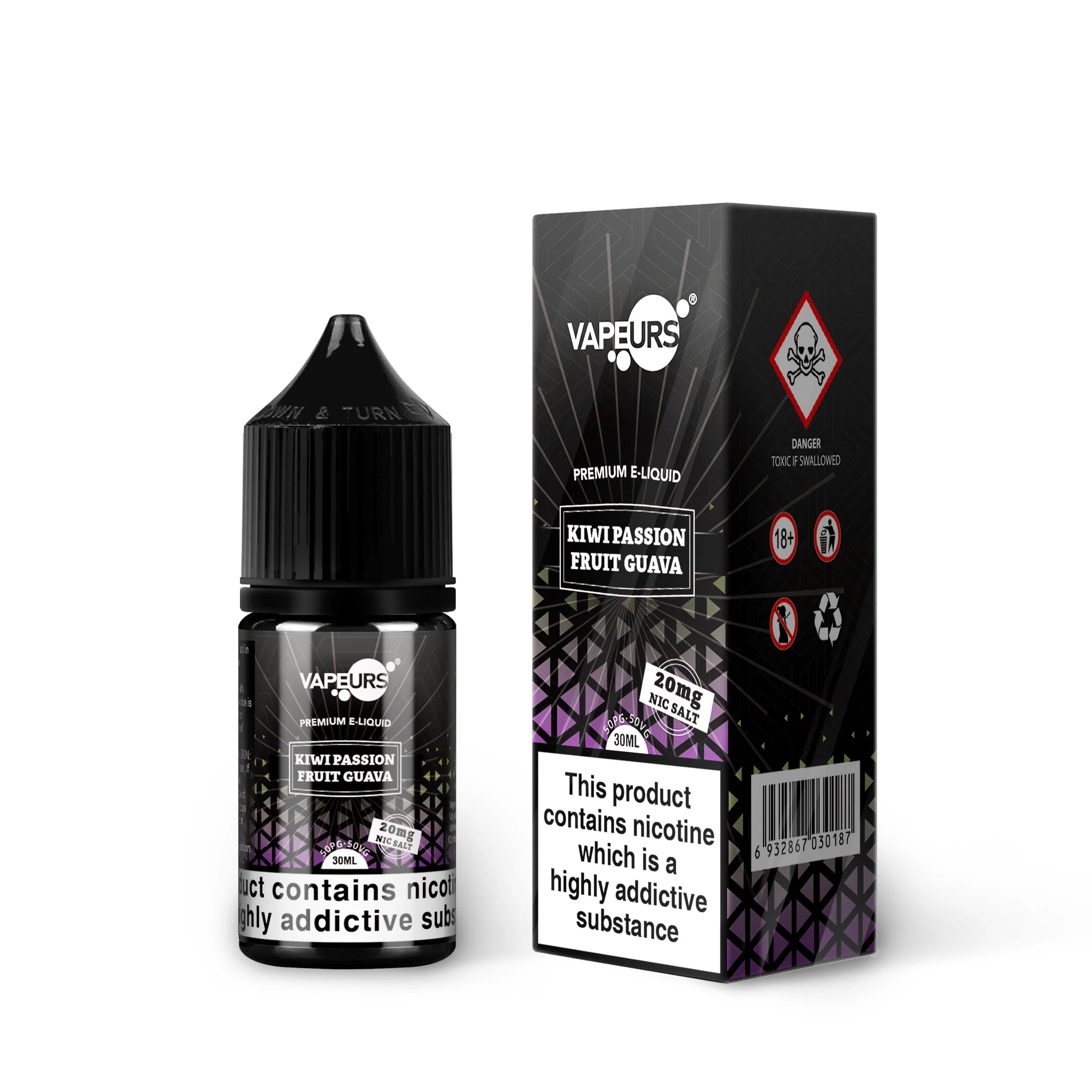 Sel de glace E-liquide Classico 30ml 60ml Vape Shop Canada Vapeurs Fournisseur d'huile de cigarette électronique OEM Chine