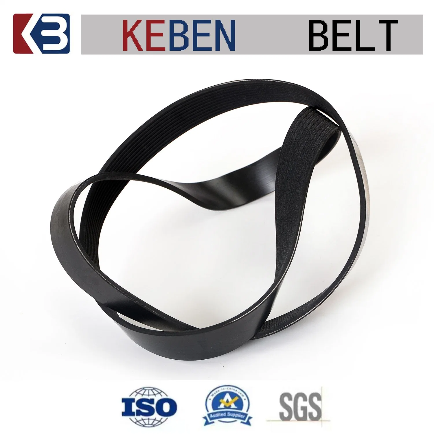 Large Intensity Excellent Conveyor Industry Pk Belt Auto Rubber Drive Belts Multi-Wedge Engine Pk Belts for Machine 9pk 10pk 12pk