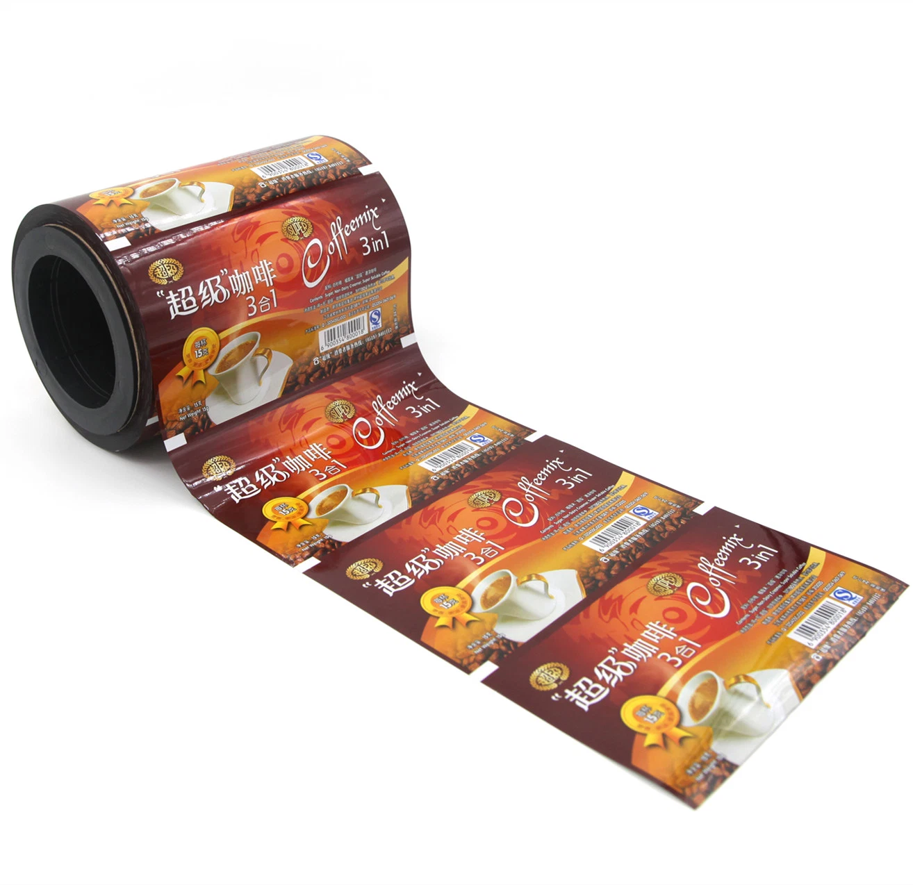 OEM / ODM Druck Kunststoff Film Roll Stock für Nüsse Food Candy Schokolade Bar Verpackung