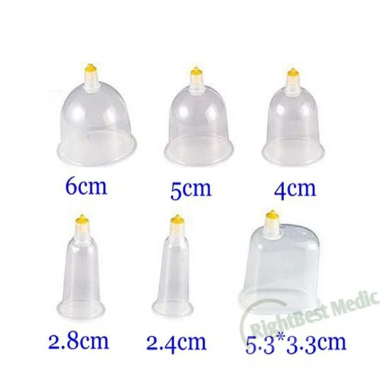 Traditional Chinese Disposable Sterilization Plastic Massage Cupping Set Cup