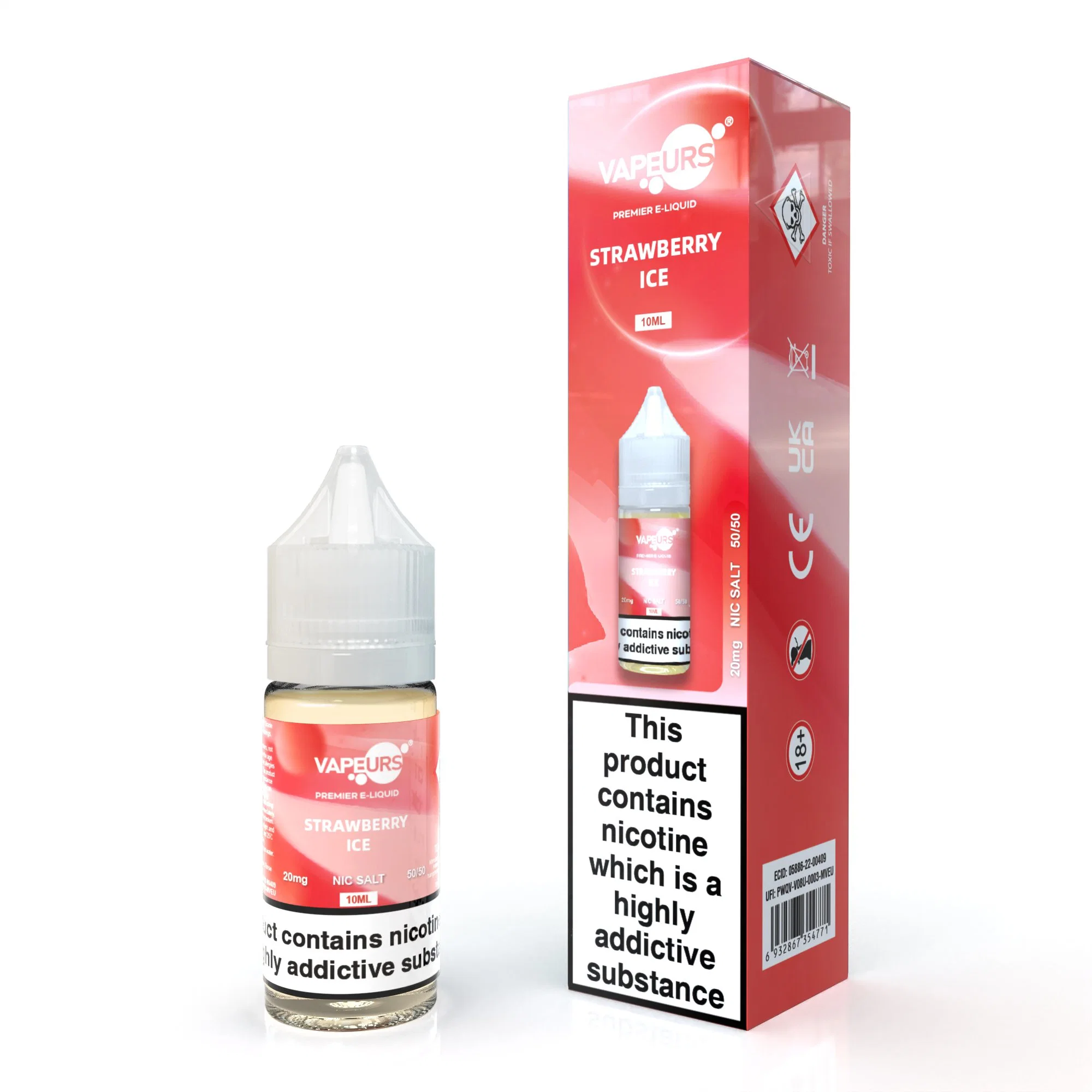 Vapeurs E Flüssiges Salz Nikotin E Saft Nachfüllöl Vape Saft für Vape Pod E Cig