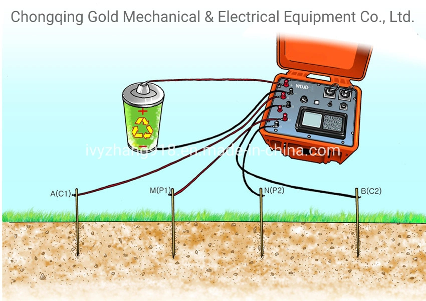 Wdds-2c Medidor de Resistividad Geofísica Sondeo Eléctrico Vertical Equipo Geofísico Precio para Detector de Agua Subterránea Equipo de Resistividad Geo