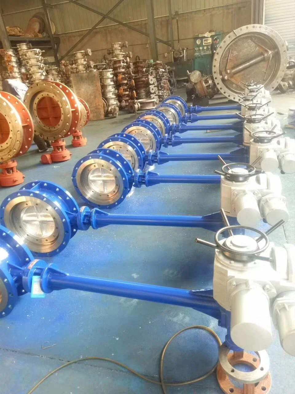 API594 DIN3202 A351 A217 Wafer Flange Type Butterfly Valve Ci/Di/SS304/SS316 D943h-16c DN300