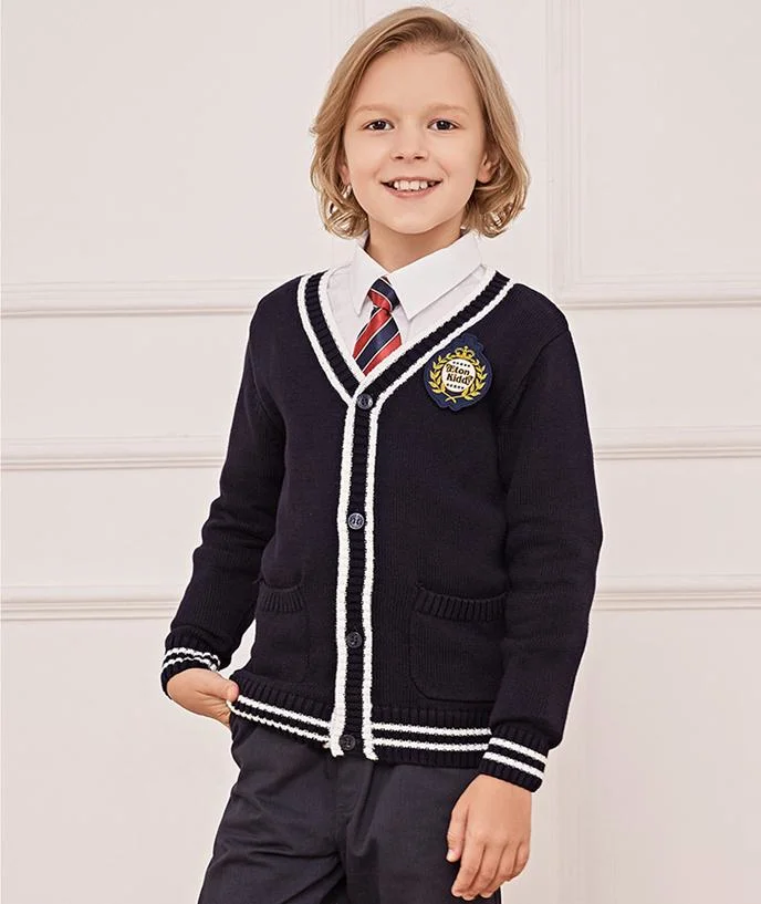 Good Quality Knitted Primary School Kids Sweater