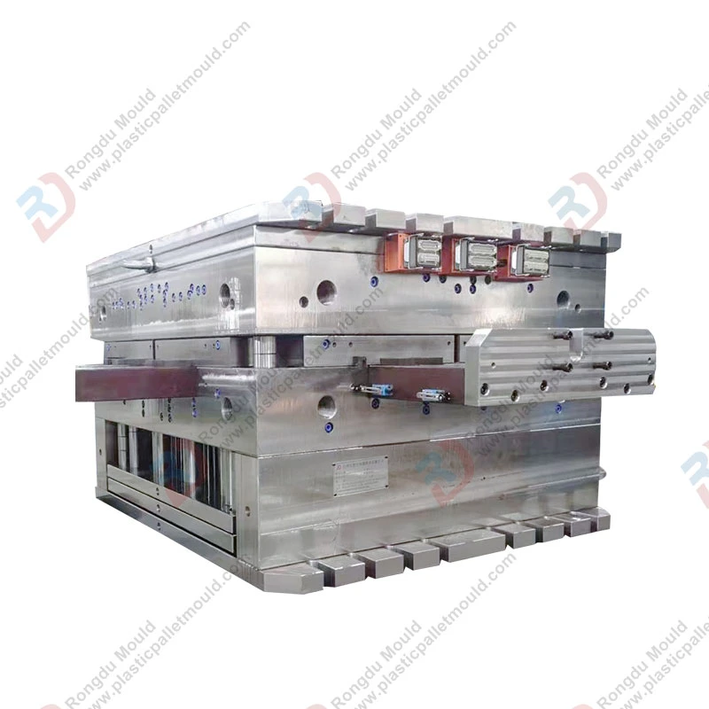 1300*1100*100mm Disposable Grid Net Light Plasitc Injection Nine Foot/Leg Pallet Mould