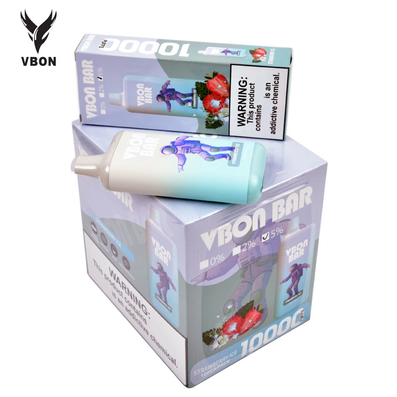 Vbon 10000 10K Puffs vapes 20ml Disposable/Chargeable Vape with Mesh Coil Rechargeable Battery