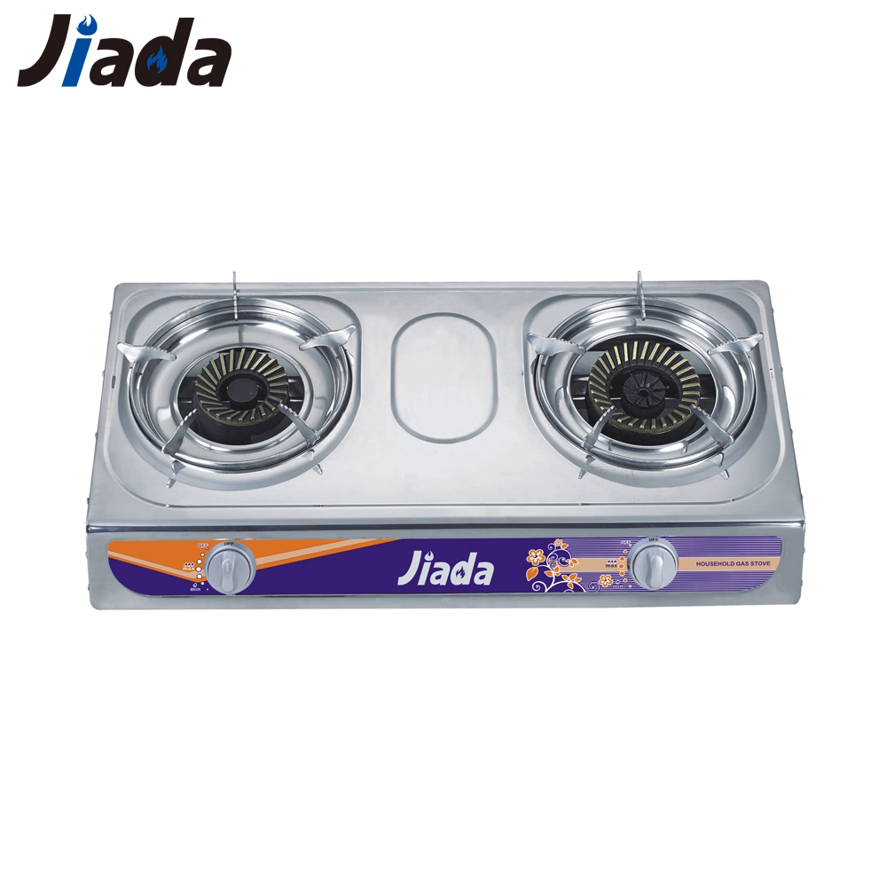 Jd-Ds037 Caseira Aparelho 2 Burner fogão fogão cozinha doméstica de alta qualidade, aparelhos de fogão a gás