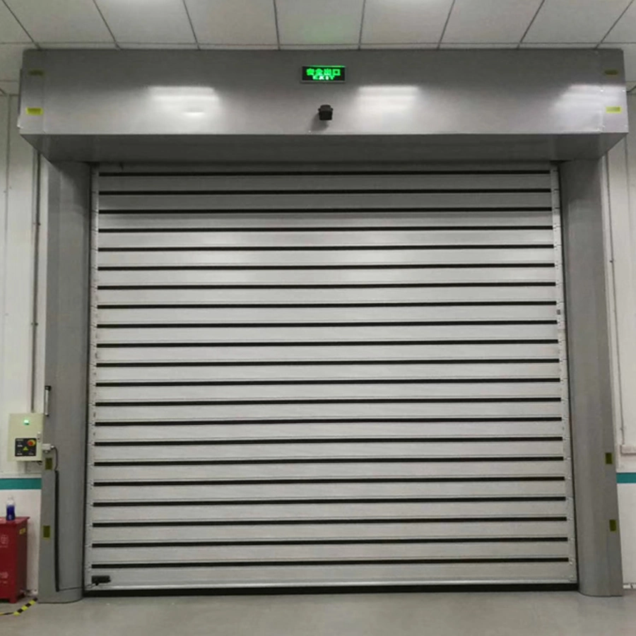 Aluminium Alloy Electric Anti- Wind High Speed Rolling Shutter Door