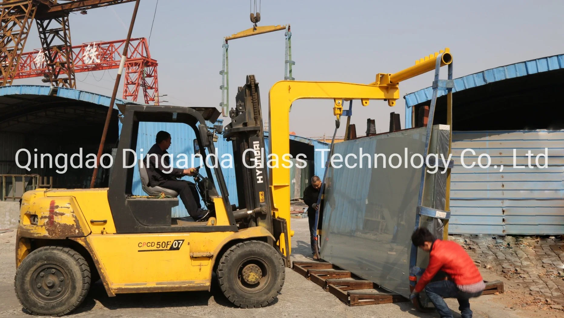 New Style Forklift Truck Crane Arm Equipment/Glass Loading$Unloading Forklift Attachment