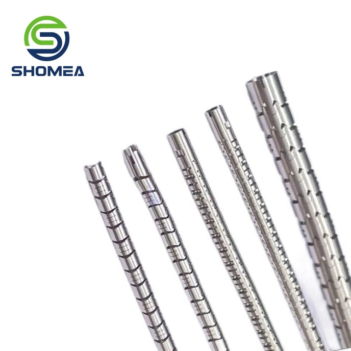 Shomea Customized Kleiner Durchmesser Edelstahl Flexible Laser Schneiden Endoskopisch Katheter