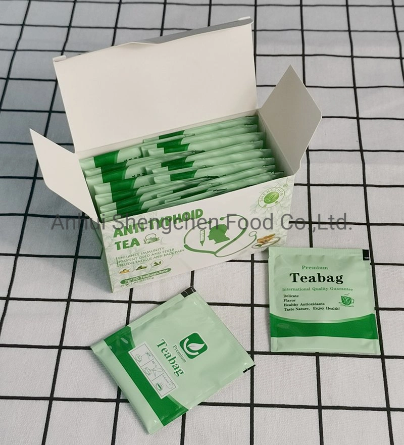 Естественного травяного чая Anti-Typhoid логотип китайской травяной чай в области здравоохранения