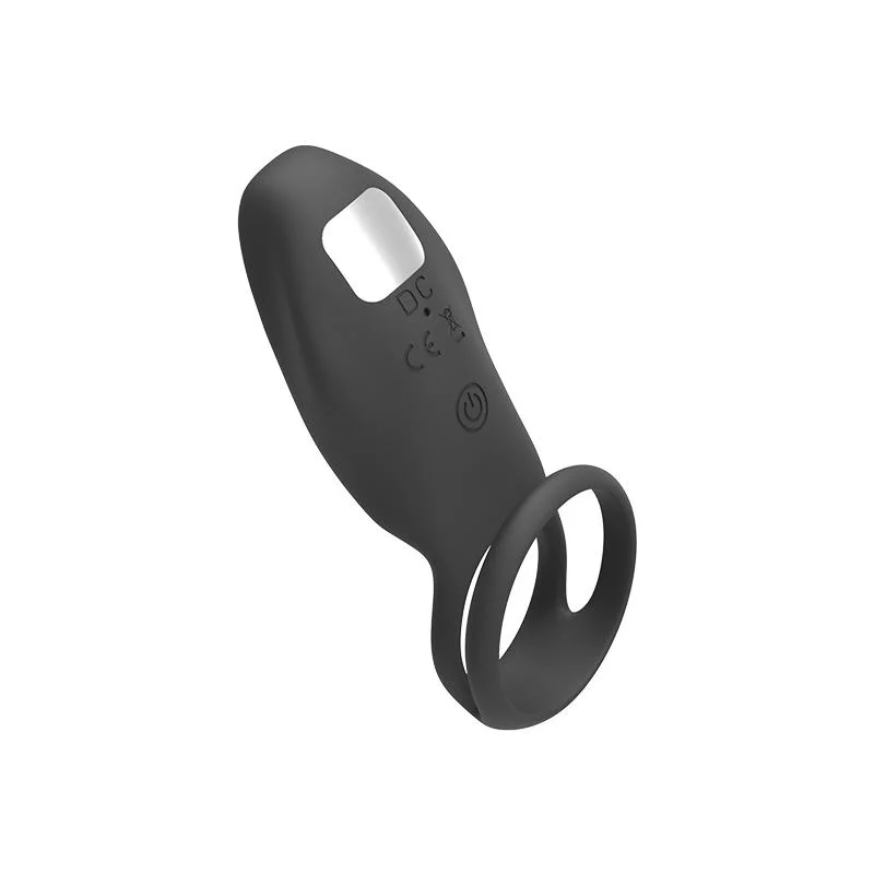 Loja de brinquedos do sexo masculino Silicone G Spot vibração dupla cordões Anal Controle remoto sem fio pénis Cock Ring