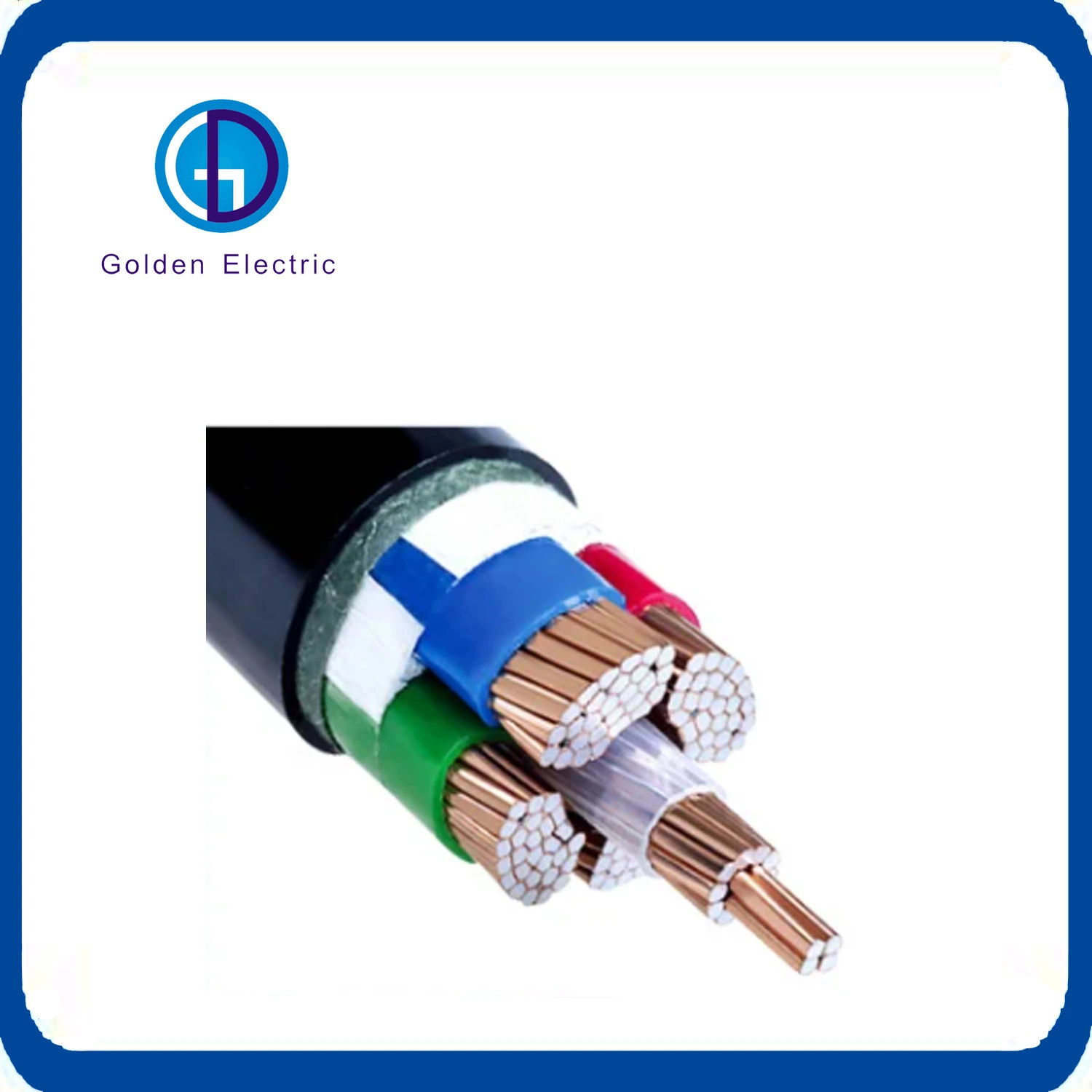 0.6/1kv condutores de alumínio isolados 2X8 AWG Cabo concêntricos