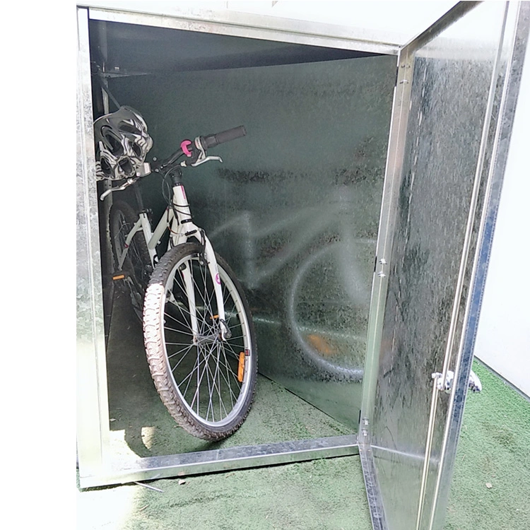 Garajes, Canopies Roll Top Metal Bike Sheds almacenamiento cobertizo al aire libre