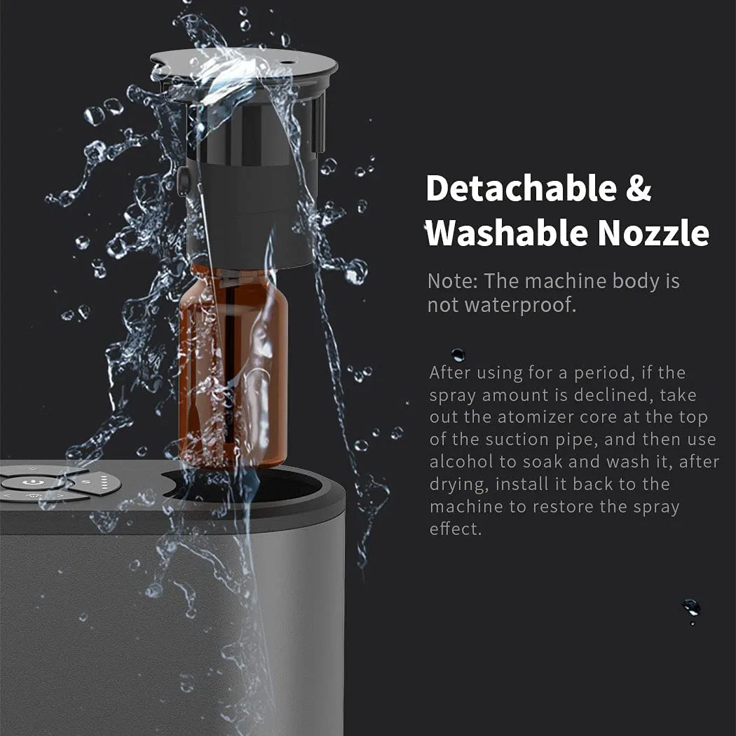 Difusores Waterless para aceites esenciales, Nebulizing Difusor con pilas, no hay agua y portátil &amp; Smart &amp; Diseño inalámbrico, con el nebulizador de niebla fría