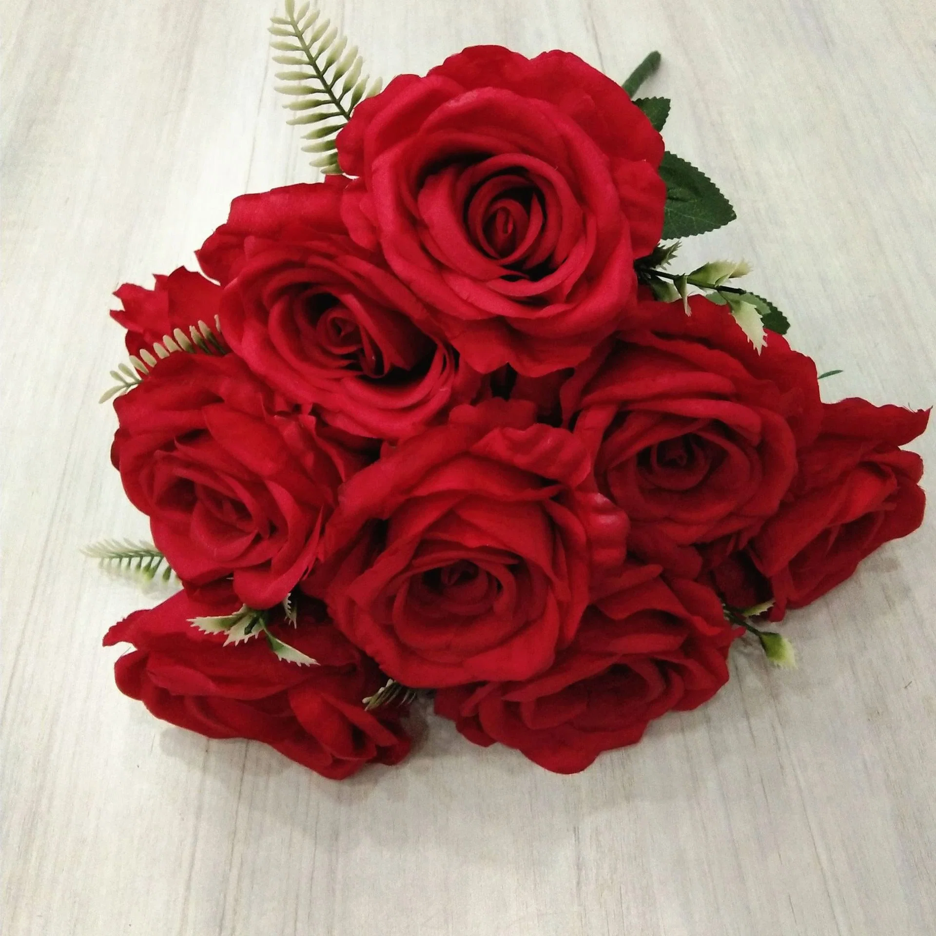 Wholesale/Supplier Artificial Silk Flowers Rose Wedding Bouquets