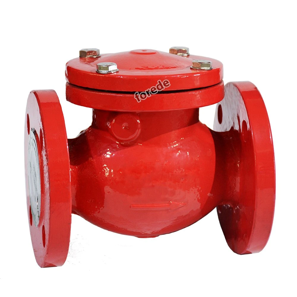 Forede DN300 Flanged Water Spring Swing One Way Check Valve