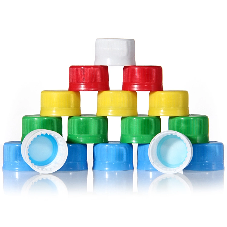 Free Sample 28mm 30mm 38mm White Plastic Plastic Bottle Cap Plastic Lid with Seal