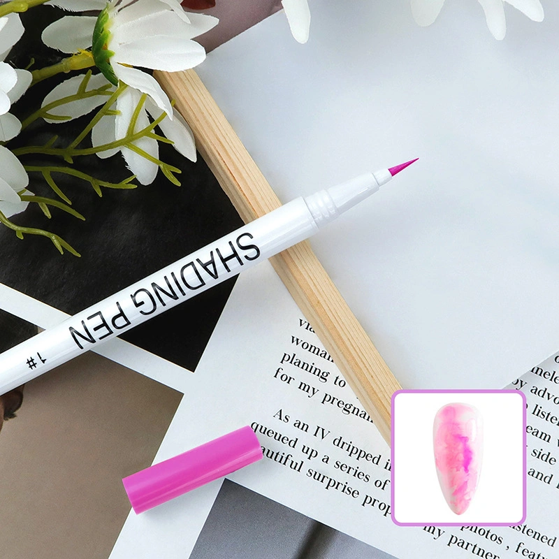 Nova caneta de pintura de pintura de pintura de unhas em gel polaco de design