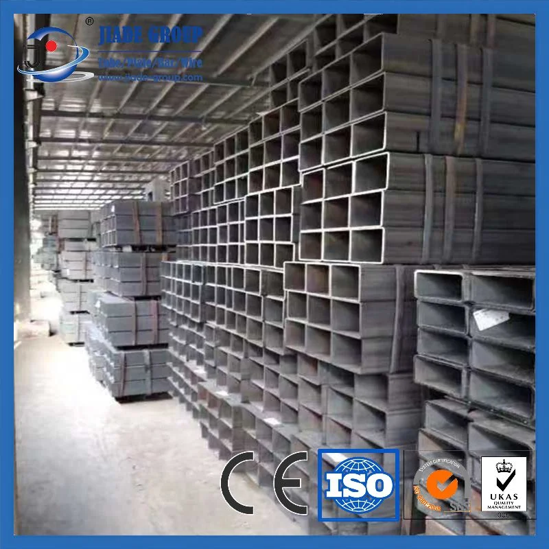 DIN En10210 tubo de acero cuadrado-#4427 material de construcción hueco de acero galvanizado Sección