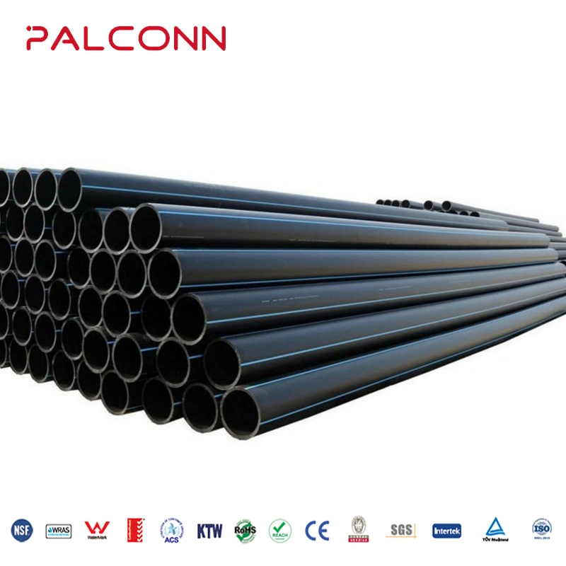 Black HDPE Pipe Water Pipe Pn16 75mm