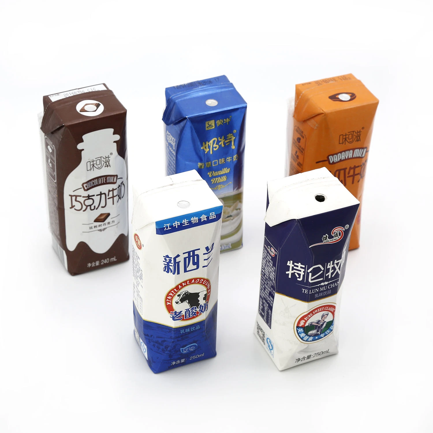 Carton Packages for Food and Beverages for Tetra Pak Filling Machine