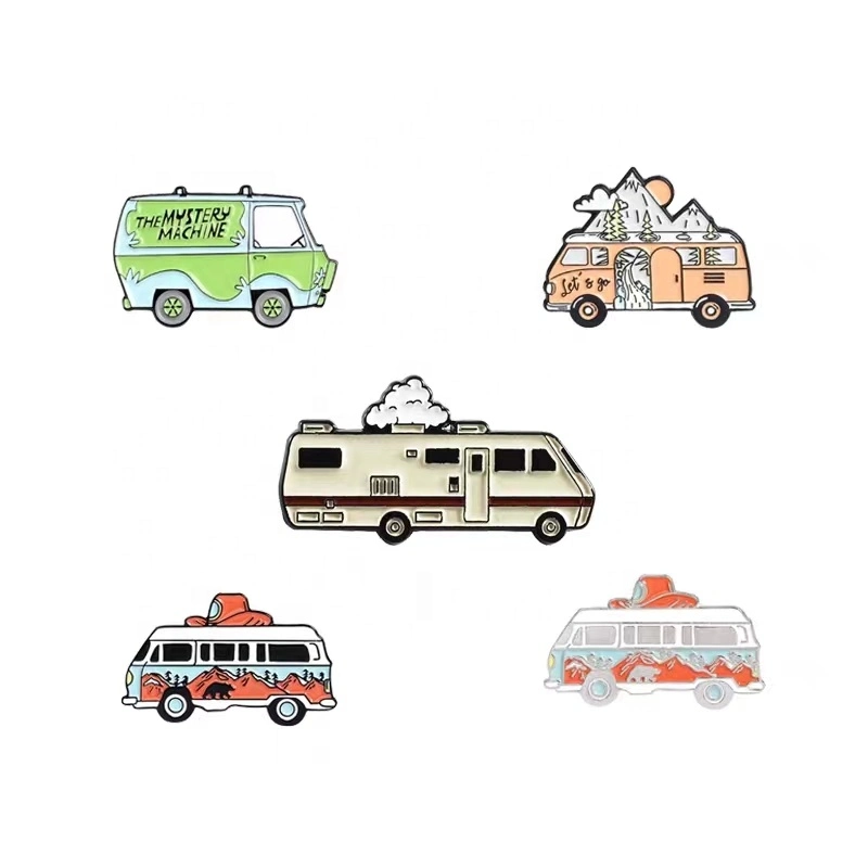 Custom Car Lapel Pins Die Casting Customized Enamel Pins Soft Enamel Rubber Clutches Hard Enamel Type for Lapel Pins