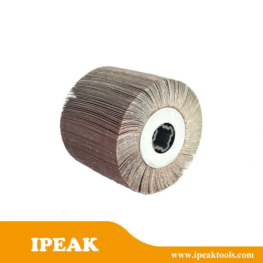 P60 P80 P100 P120 P180 P240 Grit Wire Drawing roue roue de polissage de polissage de la brosse de nettoyage en bois Derusting ébavurage