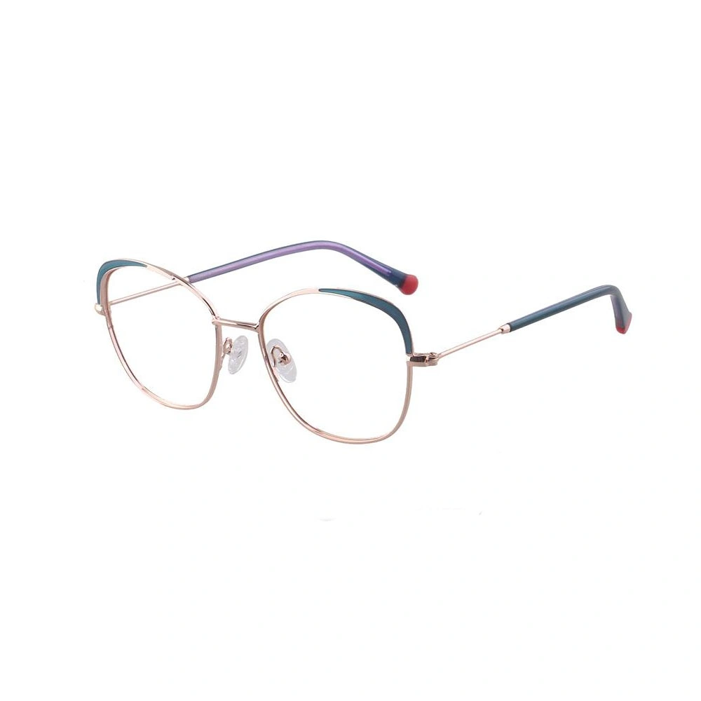 Gd Beautiful Design Cat Eye Women Metal Optical Frame Women Eyeglasses Glasses Frames