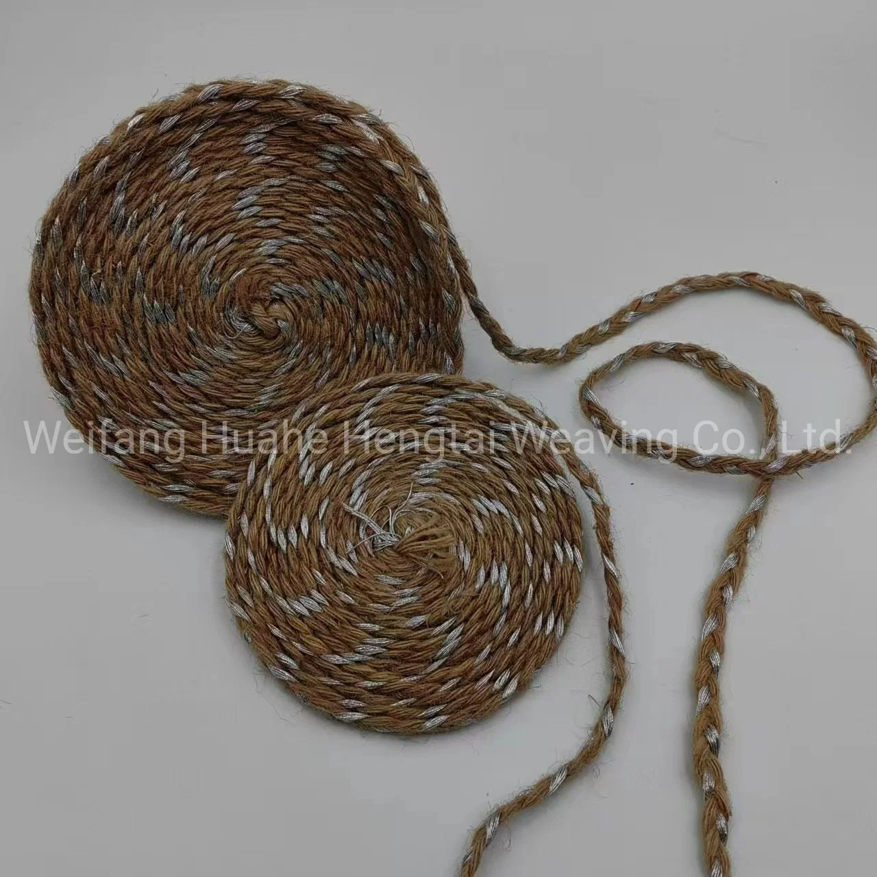 Chinese Factory Direct Selling Silver Silk Jute Rope Retro Manual DIY Knitting