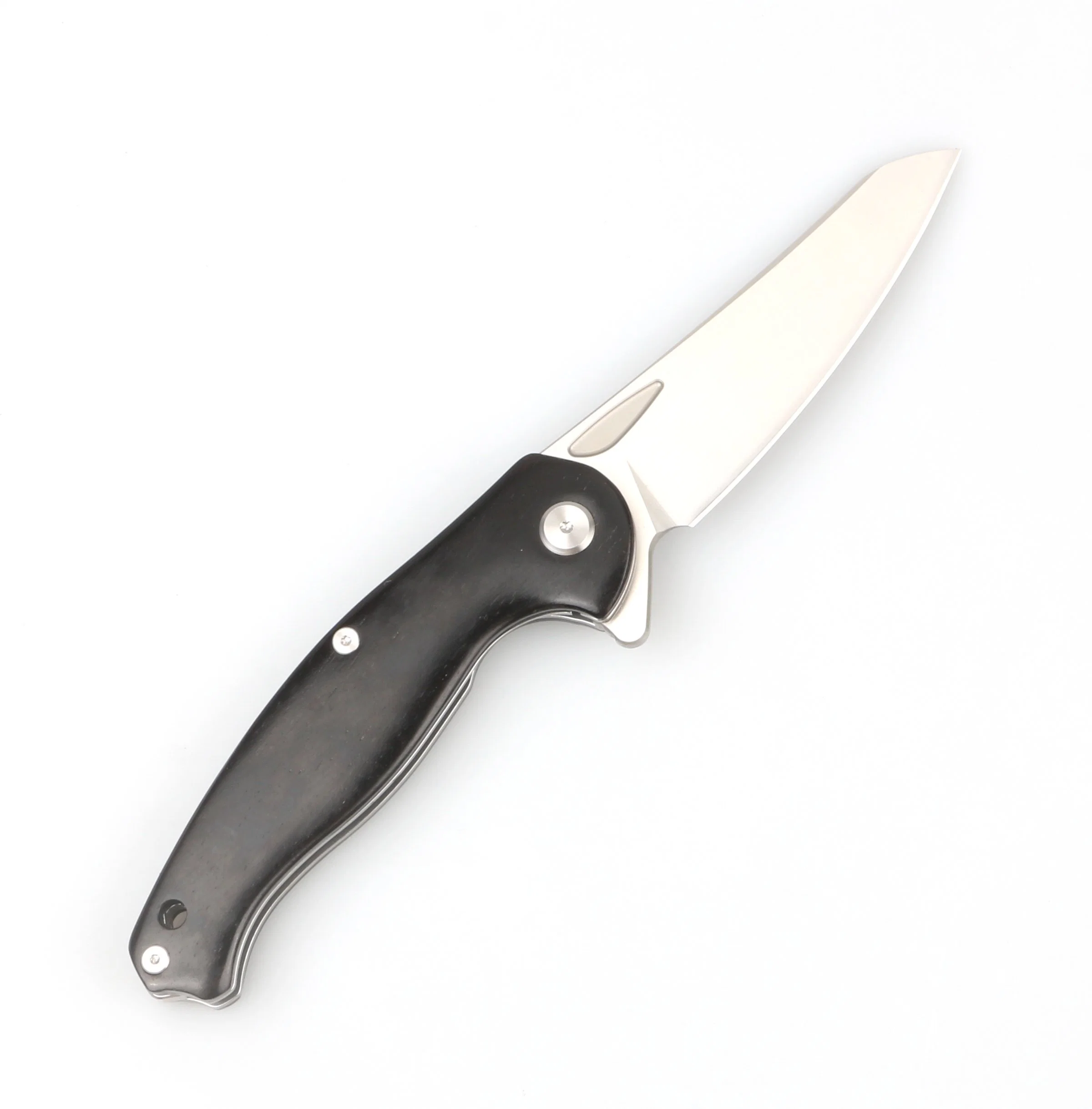 8.5" High quality/High cost performance  D2 Tool Steel Pocket Knife with Ebony Wood Handle (SE-K009)