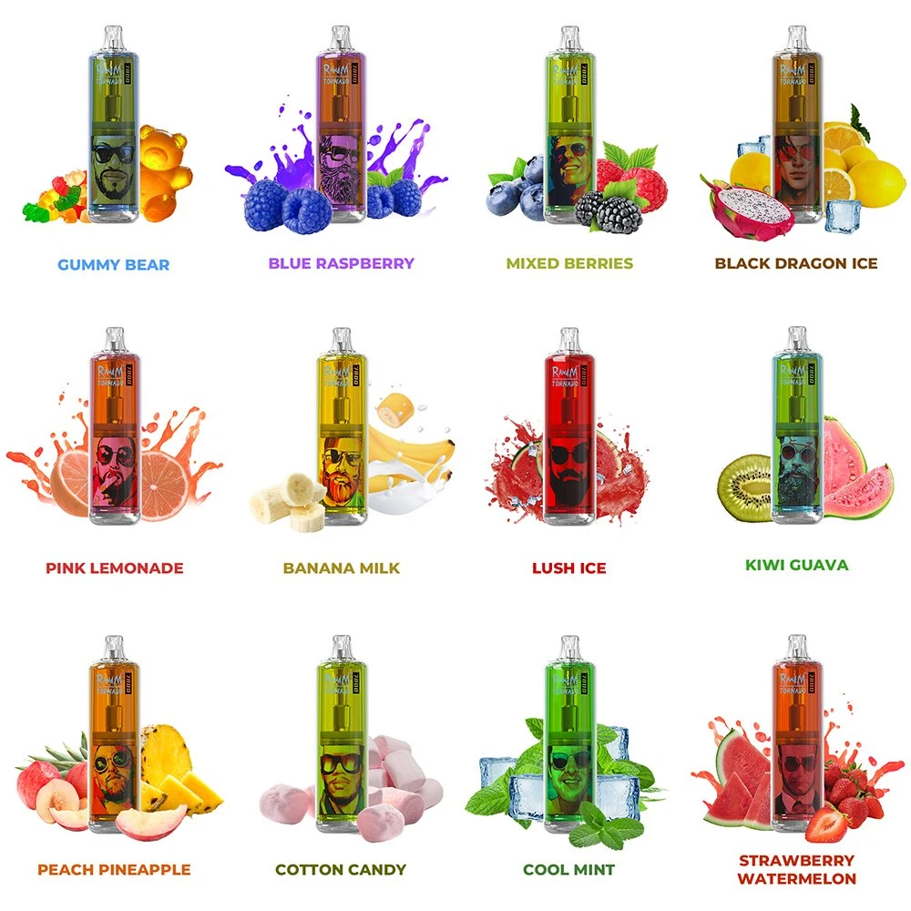 La Chine E-cigarette prix d'usine Vape Pen tornade Randm 7800 bouffées dispositif Pod 15ml Fumot Vape jetables