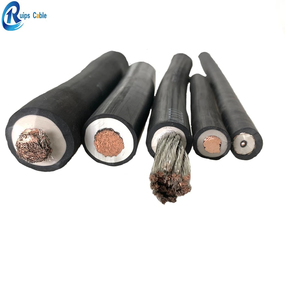 0361tq BS 683 cable de soldadura negro 90° C Ep caucho Cables flexibles revestidos aislados y CSP (HOFR)