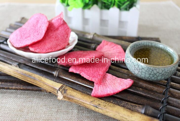 Wholesale/Supplier Kids Health Foods Vf Red-Core Radish Chips