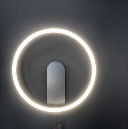 Modern Design LED Wall Lamp Round Bedroom Bedside Copper Sconce Nordic Decorative Lighting Fixture