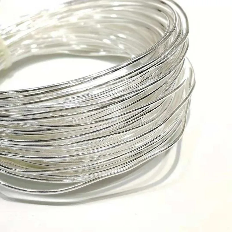 Factory Directly Supply Agsno2ln203 AG Solid Silver Alloy Wires for Electrical Contacts