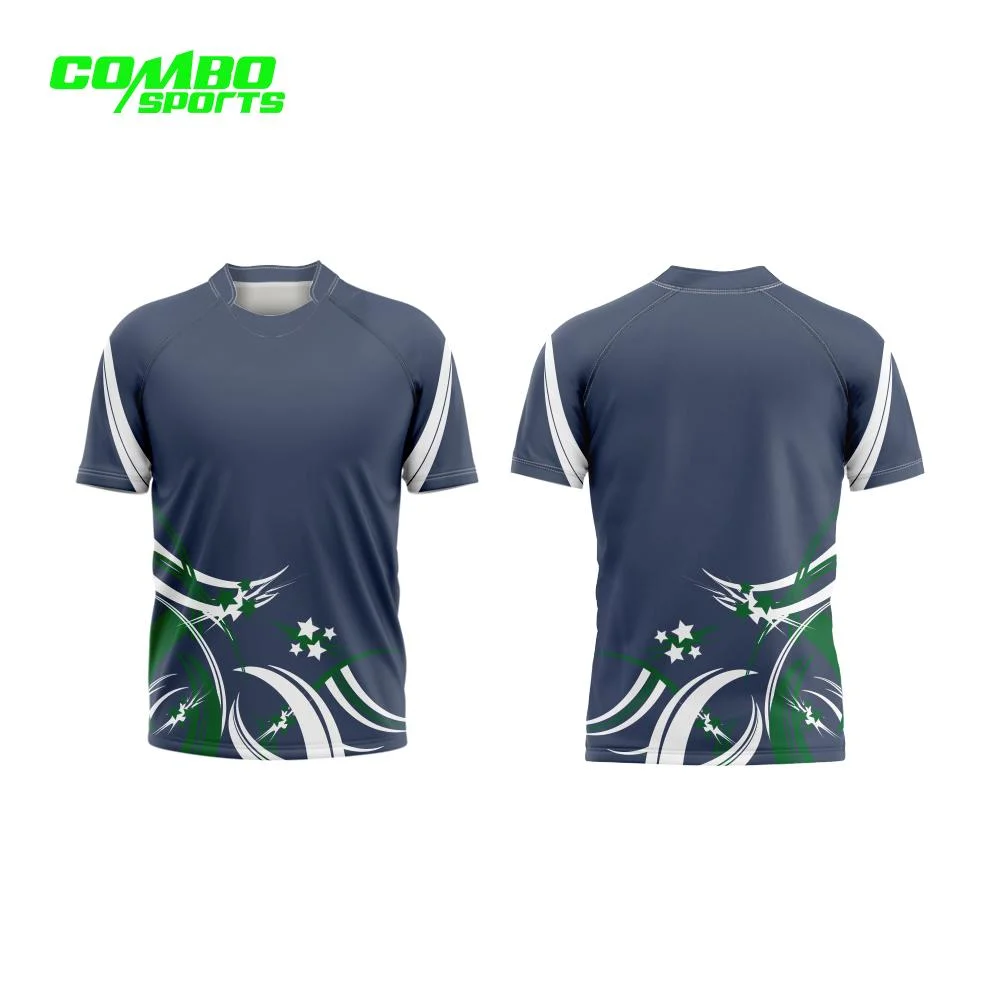 Wholesale Design Your Own Rugby Shirt Custom Sublimation Rugby Jersey Uniform Rugby Football Wear