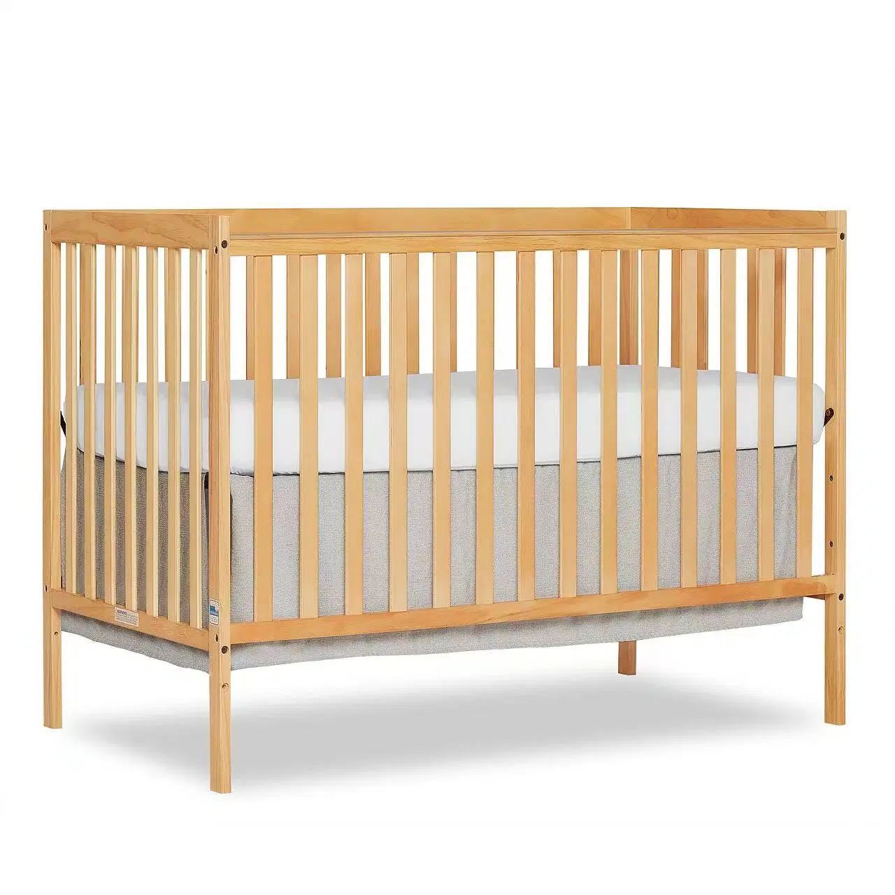 Fabrik Preis Großhandel Einstellbare 5-in-1 natürliche Cabrio Baby Kinderbett Bett Holz Baby Kinderbett für Neugeborene, Kleinkinder, Kinder