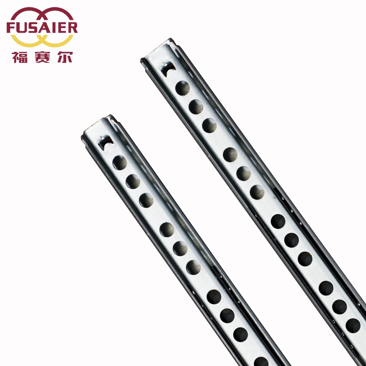 Furniture Hardware 17mm Two Way Retractable Drawer Slide Rail