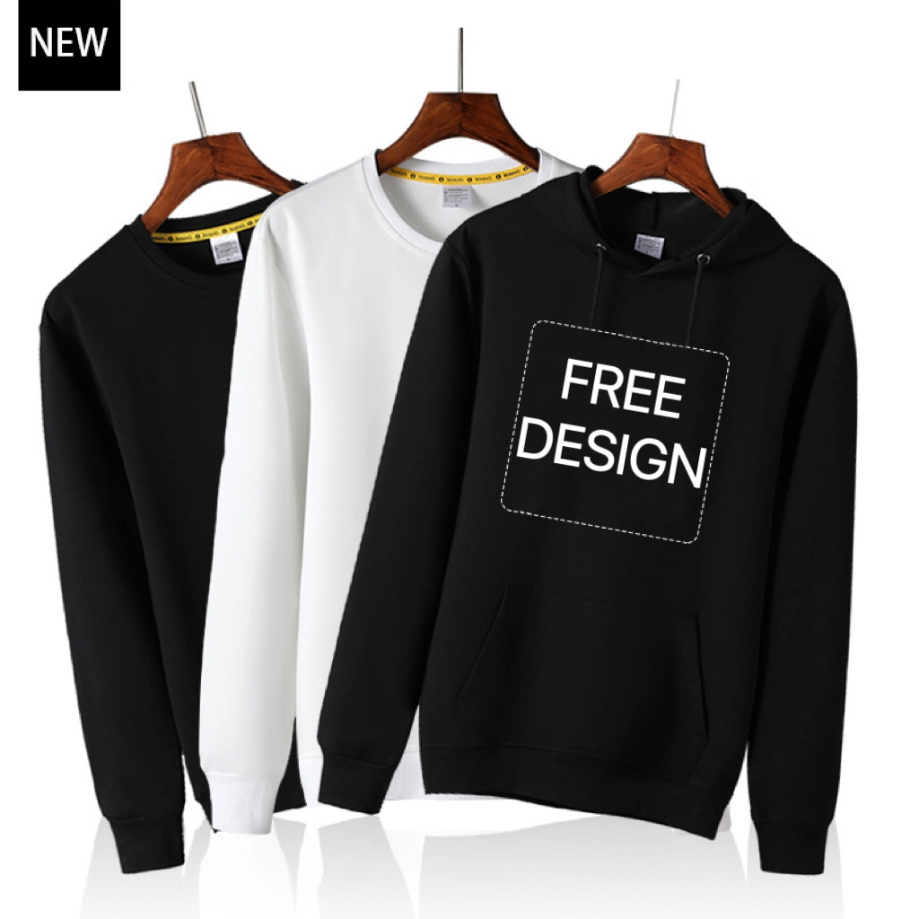 Fabrik der Männer Hoody Fleece Sweatshirt Custom Druck oder Stickerei Logo Herren′ S Baumwolle Einfarbige Hoodies Herren