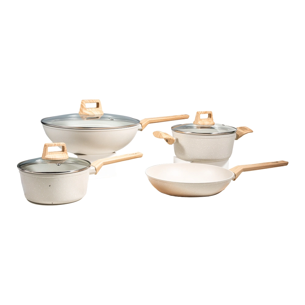 Factory Made Wholesale/Supplier High-Quality Household Aluminum Cookware Set