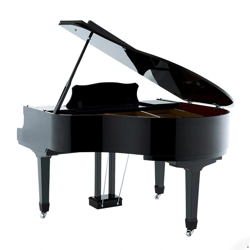 Custom 152W 88 Keys Negro Gran Piano Digital con MIDI Función y multivoces