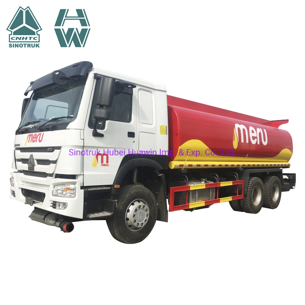 Sinotruk 6X4 HOWO 20000 litros depósito de combustível, camião, reabastecimento Camião do depósito de água do camião
