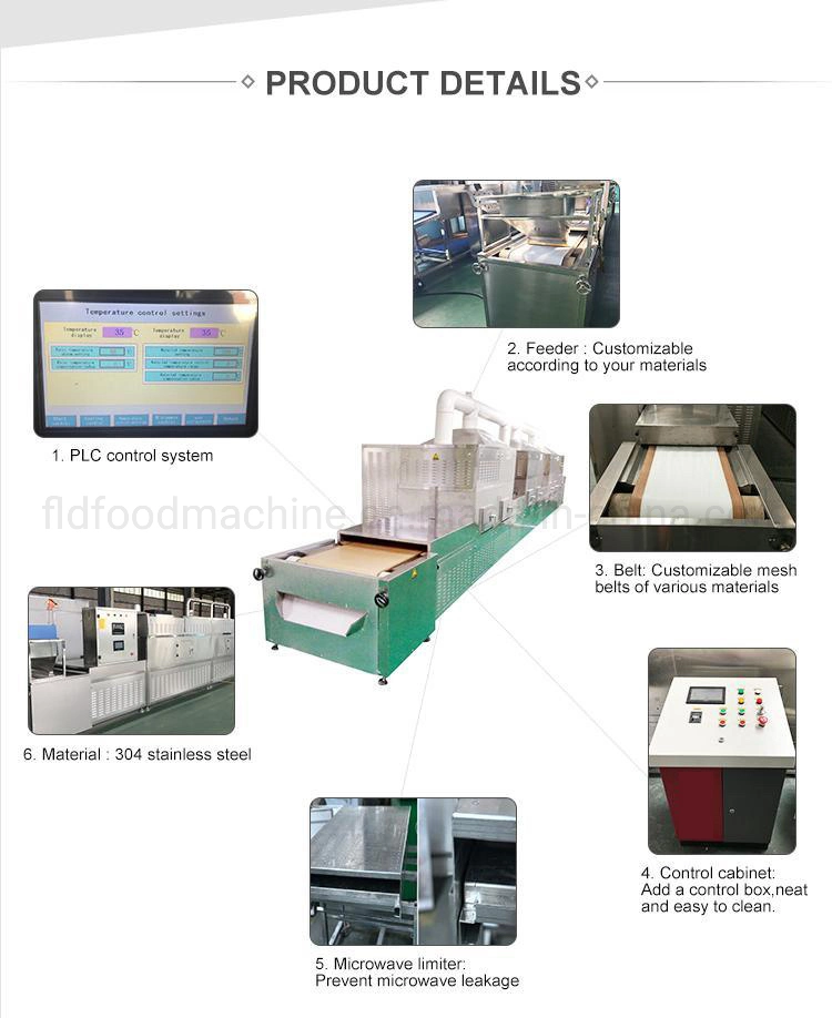 Flowers Dehydrator Drying Machine Vegetable Tea Drying Processing Line Manufacturer Plant Made in China