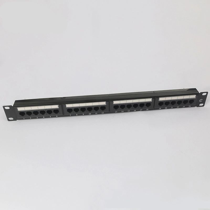 Cat5e UTP Patch Panel 24 Ports Dual IDC PCB Type