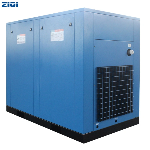 Air Cooling Medical 75 Kilowatt 100 Horsepower Rotary Screw Air Compressor