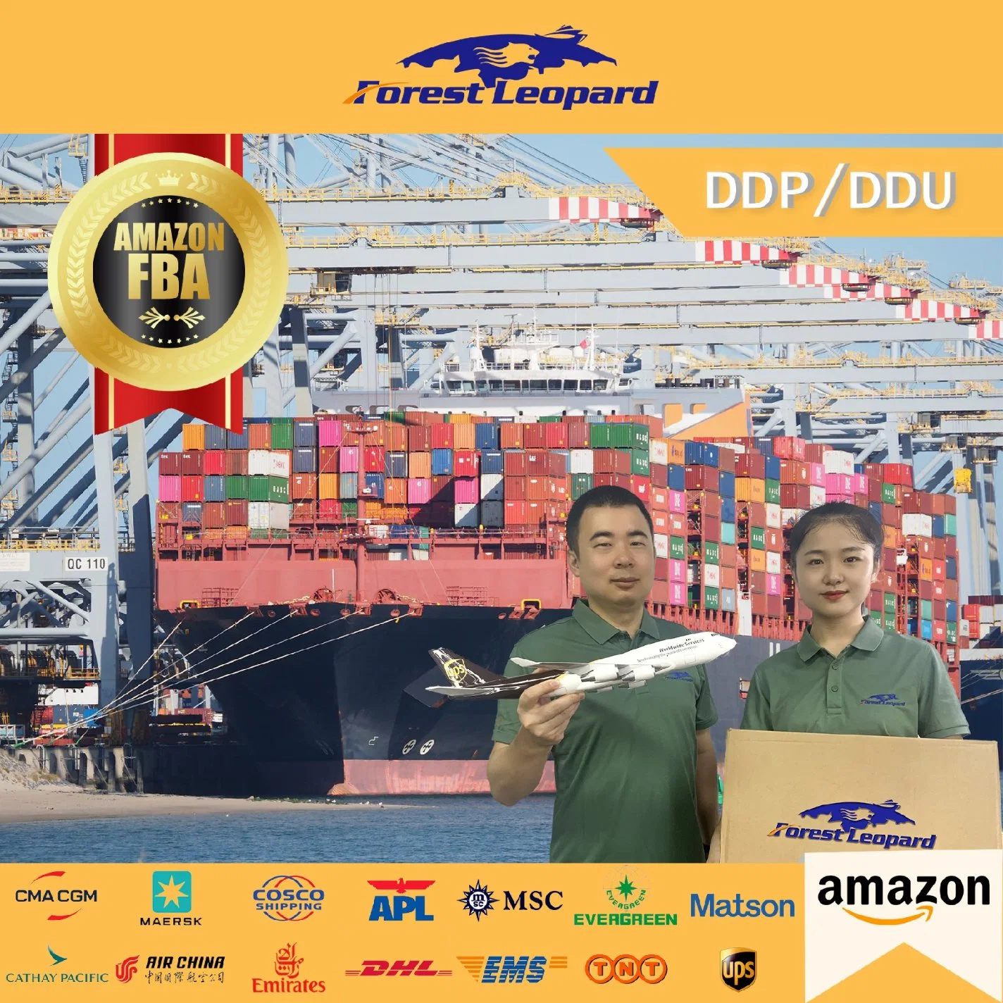 Reliable DDP/DDU Shipping Agent From China to Us/UK Amazon Fba